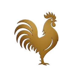 HatchMatch Group logo — golden rooster monogram representing the independent commercial poultry procurement and project finance platform